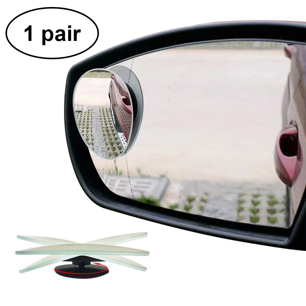 Pair Egg Shape Blind Spot Mirrors Frameless 360 Rotate Adjustable Wide Angle Rear View Car Stick on Blind Spot Mirror
Pair Egg Shape Blind Spot Mirrors Frameless 360 Rotate Adjustable Wide Angle Rear View Car Stick on Blind Spot Mirror