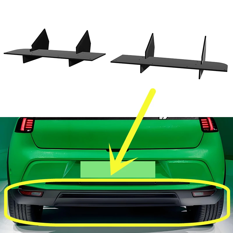 For Renault 5 E-Tech 2024 2025 Year Rear Diffuser Bumper Lips Spoiler Splitter Body Kit Accessories
For Renault 5 E-Tech 2024 2025 Year Rear Diffuser Bumper Lips Spoiler Splitter Body Kit Accessories