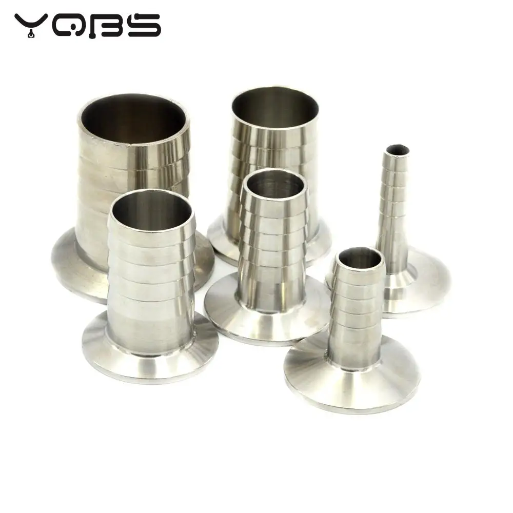 YQBS 8mm 10mm 16mm Hose Barb Pipe Sanitary Fitting Tri Clamp Type Ferrule Stainless Steel SUS SS 304 For home brewing
YQBS 8mm 10mm 16mm Hose Barb Pipe Sanitary Fitting Tri Clamp Type Ferrule Stainless Steel SUS SS 304 For home brewing