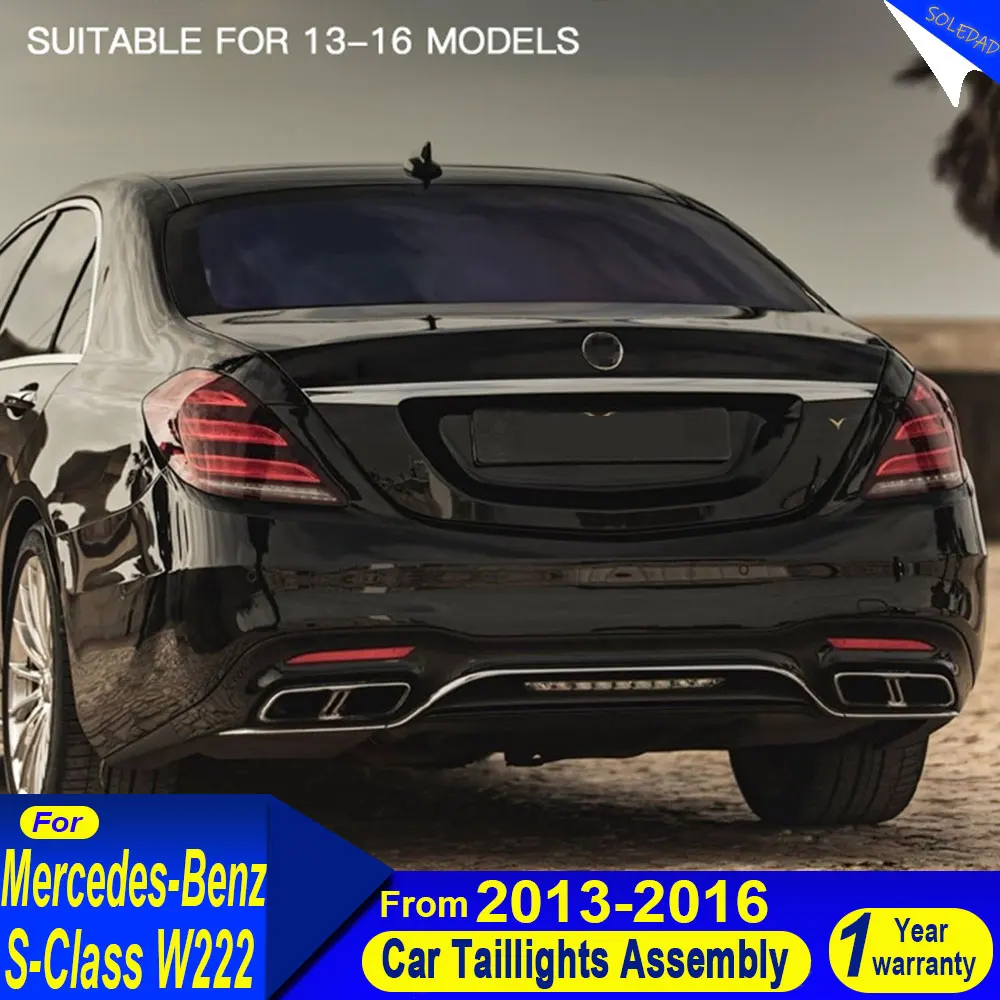 Автомобильные аксессуары Задний фонарь для Benz S Class 2013-2016 W222 LED DRL Противотуманные задние фонари для прицепа Поворотный сигнал Voiture Plug And Play
Автомобильные аксессуары Задний фонарь для Benz S Class 2013-2016 W222 LED DRL Противотуманные задние фонари для прицепа Поворотный сигнал Voiture Plug And Play