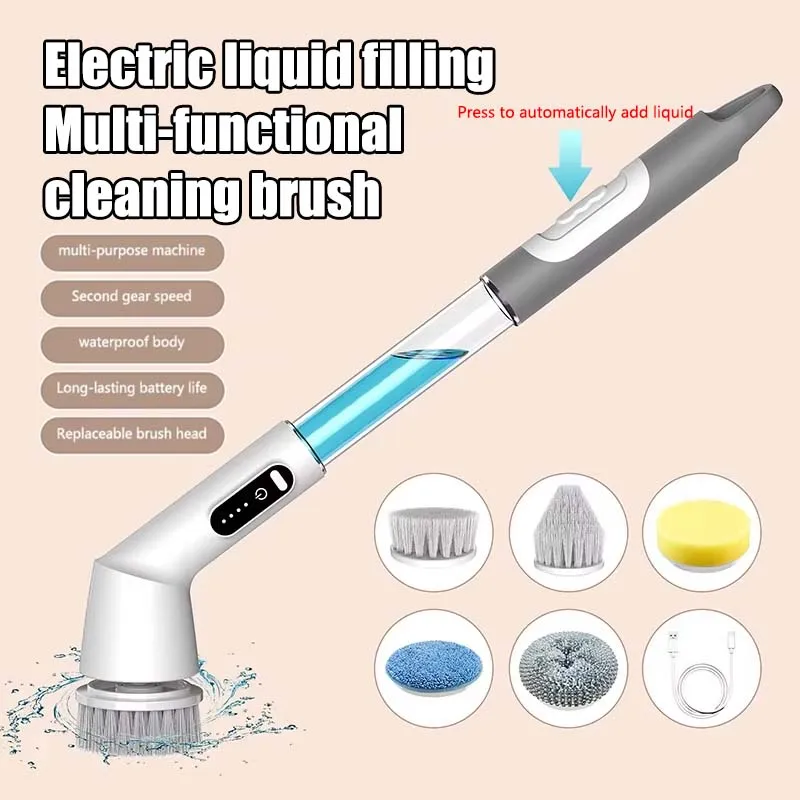 Multifunctional Electric Soap Brush Wireless Waterproof Handheld Strong Brush Floor Sweep & Cleaning Tool Without Dead Corners
Multifunctional Electric Soap Brush Wireless Waterproof Handheld Strong Brush Floor Sweep & Cleaning Tool Without Dead Corners