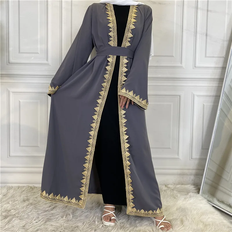 Fashion Open Abayas Muslim Women Cardigan Maxi Dress Embroidery Kimono Eid Mubarak Arab Robe Islam Dubai Turkey Abayas Caftan
Fashion Open Abayas Muslim Women Cardigan Maxi Dress Embroidery Kimono Eid Mubarak Arab Robe Islam Dubai Turkey Abayas Caftan