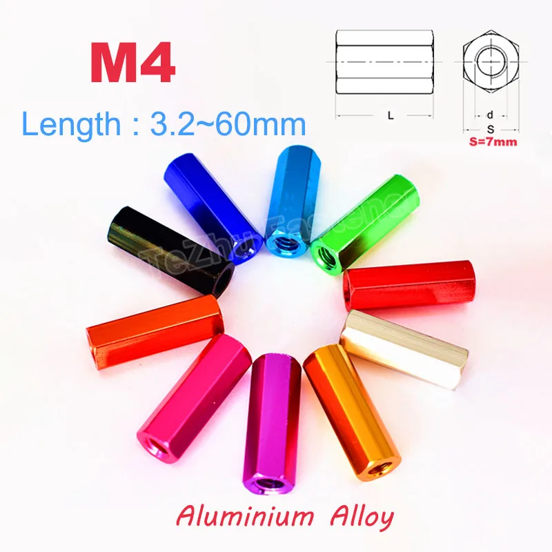 2/5pcs M4 Aluminium Alloy Hex Standoff Spacer Hexagon Studs Nuts Screw Rods Female Threaded Sleeving Double Pass Length 3.2~60mm
2/5pcs M4 Aluminium Alloy Hex Standoff Spacer Hexagon Studs Nuts Screw Rods Female Threaded Sleeving Double Pass Length 3.2~60mm