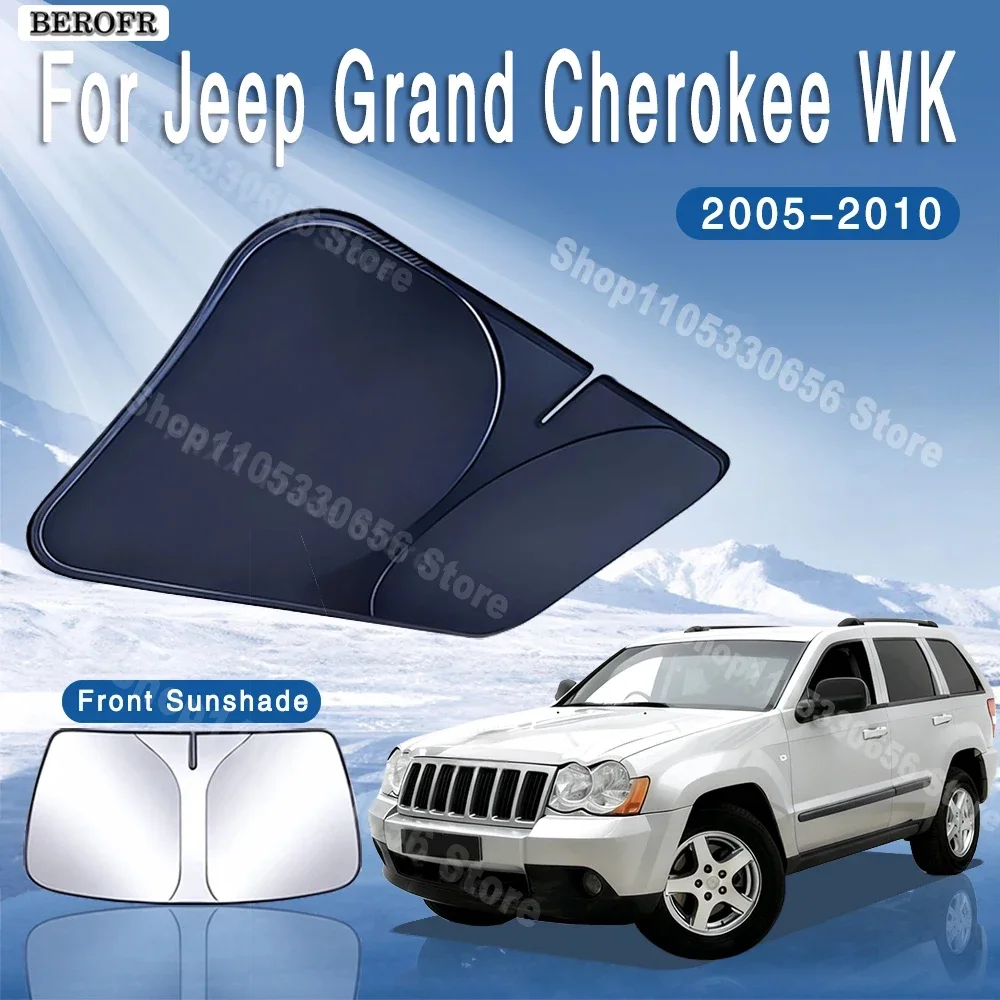 For Jeep Grand Cherokee WK 2005~2010 Car Sun Visor Front Windshield Sunshade Heat Insulation Summer Cooling Auto Accessories
For Jeep Grand Cherokee WK 2005~2010 Car Sun Visor Front Windshield Sunshade Heat Insulation Summer Cooling Auto Accessories
