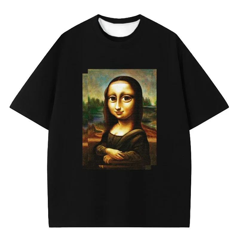 Original Design Fun 3D Printed T-shirt, "Mona Lisa" Spoof Strange Neutral T-shirt, Cosplay Party Wear Street Wear Couple's Wear
Original Design Fun 3D Printed T-shirt, "Mona Lisa" Spoof Strange Neutral T-shirt, Cosplay Party Wear Street Wear Couple's Wear