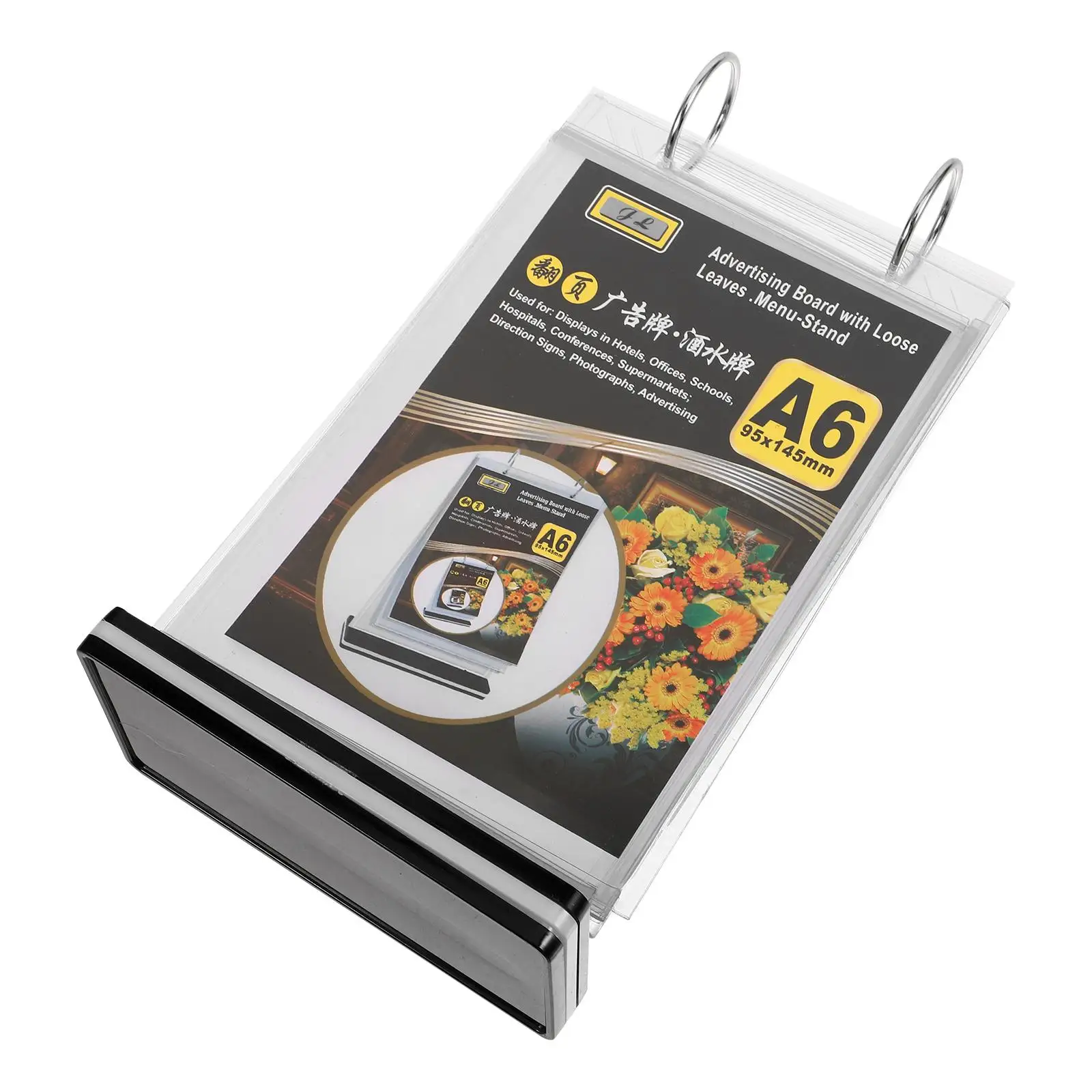 PVC Menu Display Stand Multi page Flip Document Holder Desktop Sign Rack Stable Base Clear Poster Lightweight Design for Retail
PVC Menu Display Stand Multi page Flip Document Holder Desktop Sign Rack Stable Base Clear Poster Lightweight Design for Retail