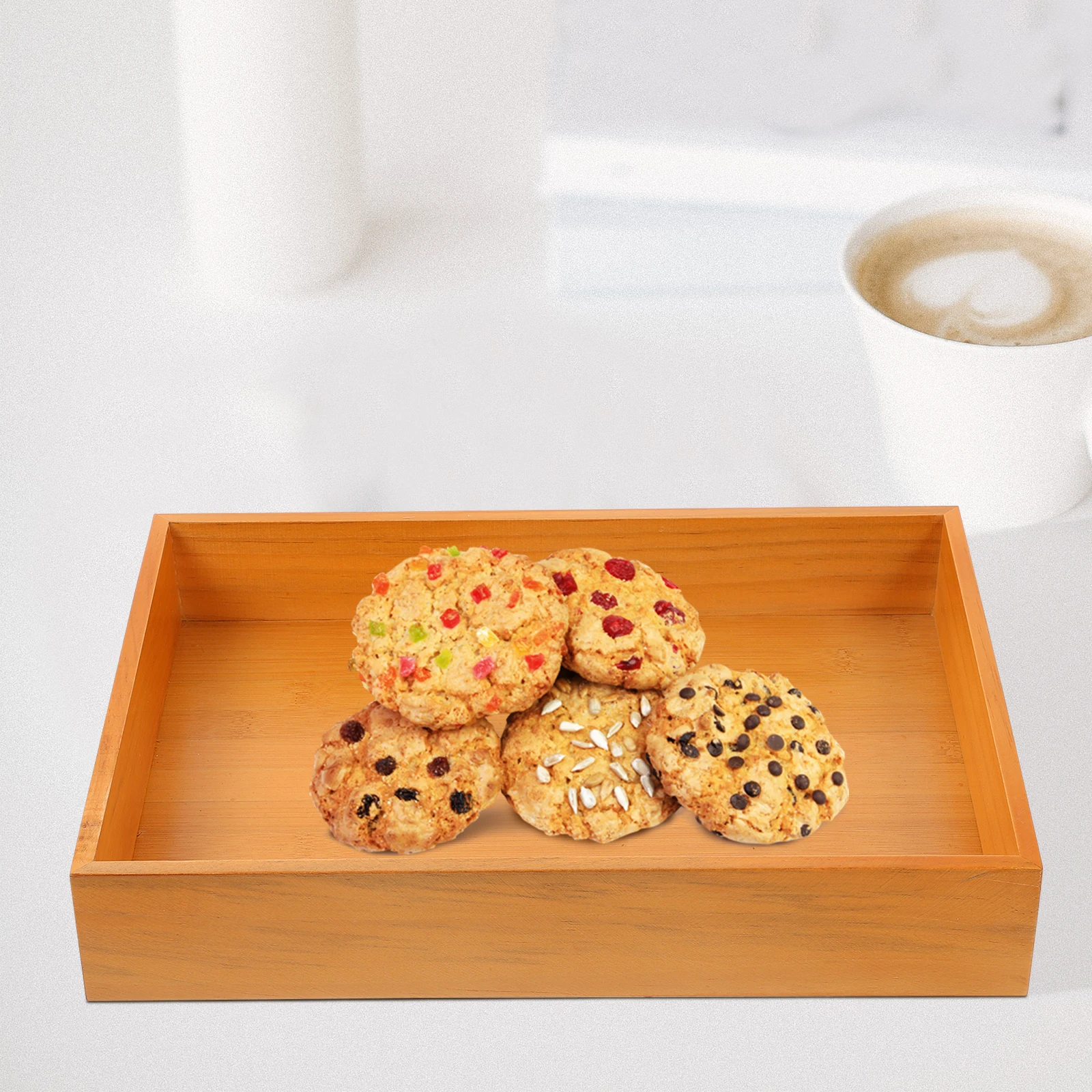 Wooden Rectangular Tray Home Supply Photography Prop Multi Function Fruit Plate Housewarming Gift Serving Trays
Wooden Rectangular Tray Home Supply Photography Prop Multi Function Fruit Plate Housewarming Gift Serving Trays