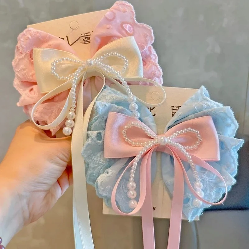 1PC New Pink Sweet Lace Cotton Bow Women's Pearl Tassel Hairpin Sensation Top Clip Float Hair Accessories Headwear
1PC New Pink Sweet Lace Cotton Bow Women's Pearl Tassel Hairpin Sensation Top Clip Float Hair Accessories Headwear