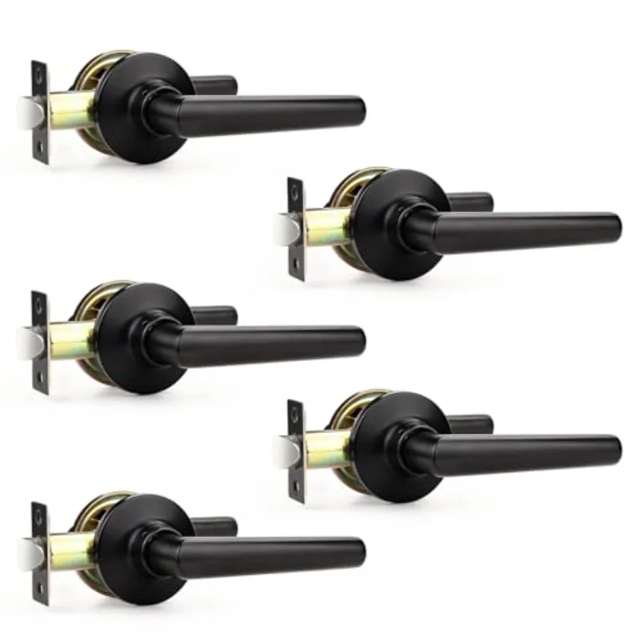 Pack Black Door Handle, Door Handles Interior, Heavy Duty Black Door Levers, Closet Door Handle, Hallway Door Handle, Reversibl
Pack Black Door Handle, Door Handles Interior, Heavy Duty Black Door Levers, Closet Door Handle, Hallway Door Handle, Reversibl