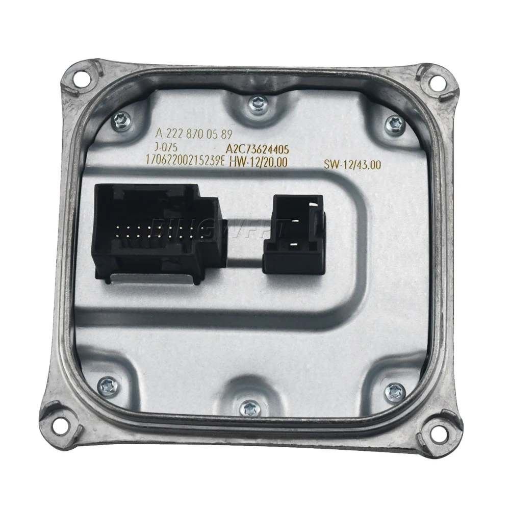 HIGH QUALITY HEADLIGHT LED BALLAST VOLTAGE CONVERTER A2228700589 FOR MERCEDES BENZ W205 W212 W222 E S CLASS A222 870 05 89
HIGH QUALITY HEADLIGHT LED BALLAST VOLTAGE CONVERTER A2228700589 FOR MERCEDES BENZ W205 W212 W222 E S CLASS A222 870 05 89
