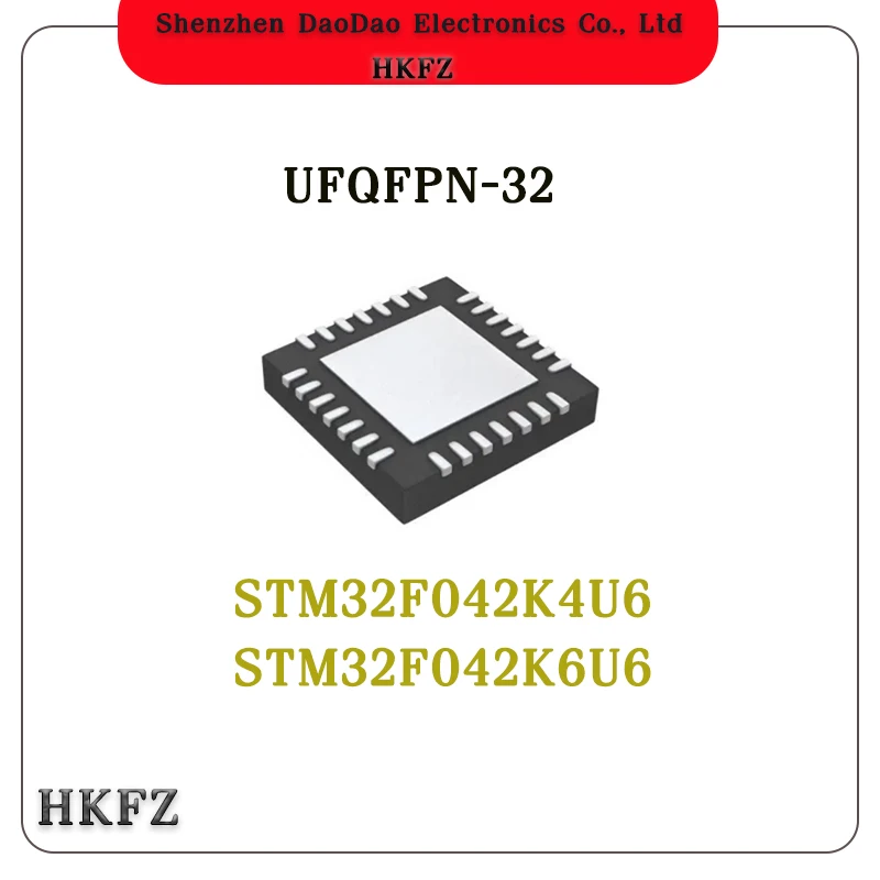 STM32F042K4U6 F042K46 STM32F042K6U6 F042K66 UFQFPN-32 Microcontroller chip IC new original
STM32F042K4U6 F042K46 STM32F042K6U6 F042K66 UFQFPN-32 Microcontroller chip IC new original