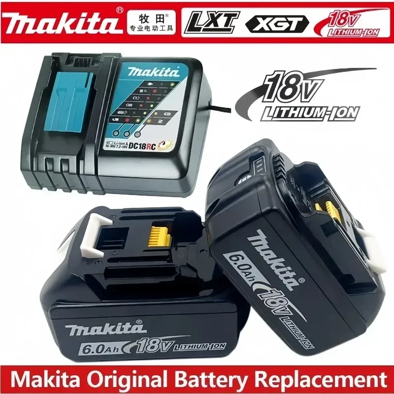100% Original Makita 6Ah/5Ah/3Ah for Makita 18V Battery BL1830B BL1850B BL1850 BL1840 BL1860 BL1815 Replacement Lithium Battery
100% Original Makita 6Ah/5Ah/3Ah for Makita 18V Battery BL1830B BL1850B BL1850 BL1840 BL1860 BL1815 Replacement Lithium Battery