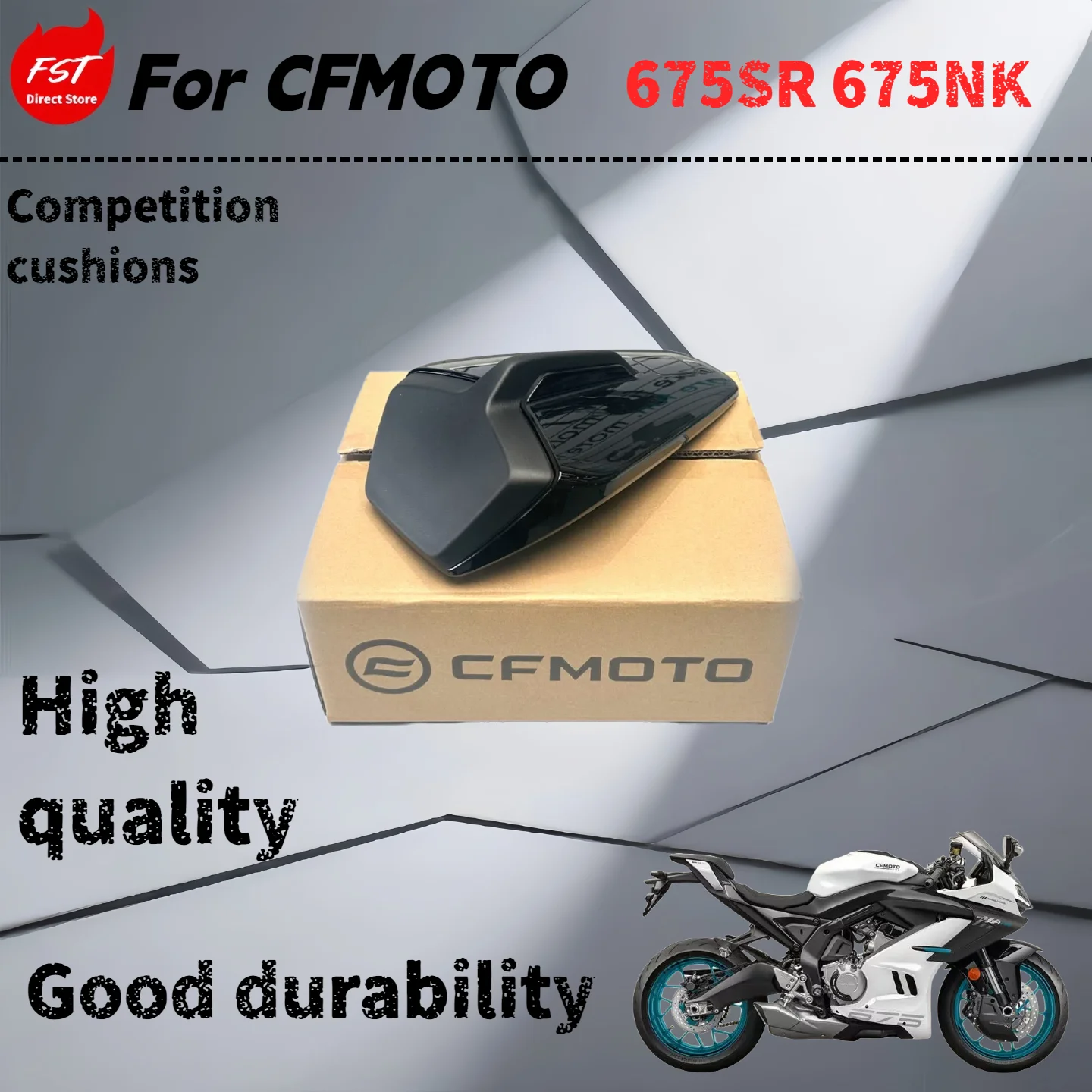 Для CFMOTO 675SR 675NK задний горб официальные детали модификации оригинальная подушка для соревнований заднее сиденье мотоцикла
Для CFMOTO 675SR 675NK задний горб официальные детали модификации оригинальная подушка для соревнований заднее сиденье мотоцикла