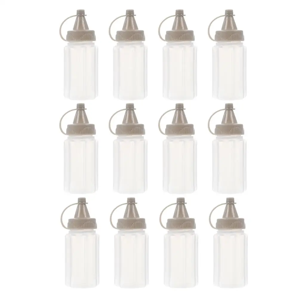 12 Pcs Portable Squeeze Condiment Bottle Salad Dressing Dispenser Mini Bottles Seasoning Sauce Household Gray
12 Pcs Portable Squeeze Condiment Bottle Salad Dressing Dispenser Mini Bottles Seasoning Sauce Household Gray