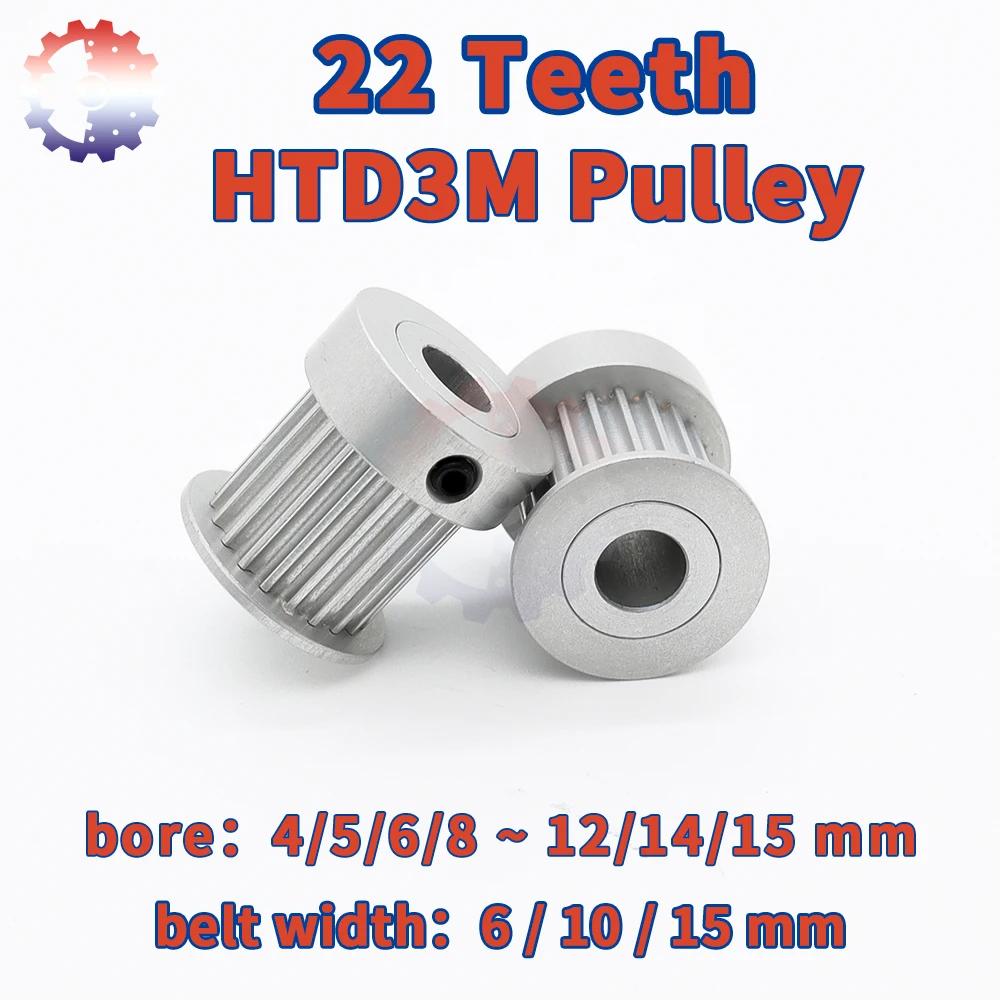 22T 22teeth HTD 3M Timing Pulley 3M Pulley HTD3M Belt Pulley Width 6 10 15mm Pulley Bore 4/5/6/7~15mm Synchronous Wheel 22 Teeth
22T 22teeth HTD 3M Timing Pulley 3M Pulley HTD3M Belt Pulley Width 6 10 15mm Pulley Bore 4/5/6/7~15mm Synchronous Wheel 22 Teeth