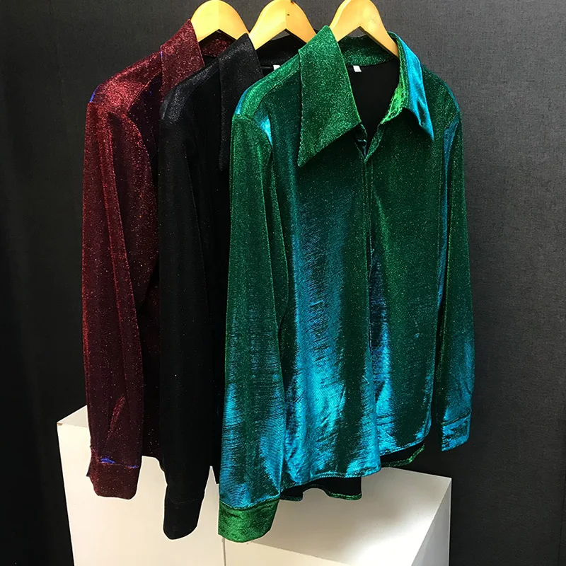 Faionable Bright ine Long Sve Men's irt oulder Pads Spring Autumn High End Feeling Casual Loose Fit Breathable
Faionable Bright ine Long Sve Men's irt oulder Pads Spring Autumn High End Feeling Casual Loose Fit Breathable