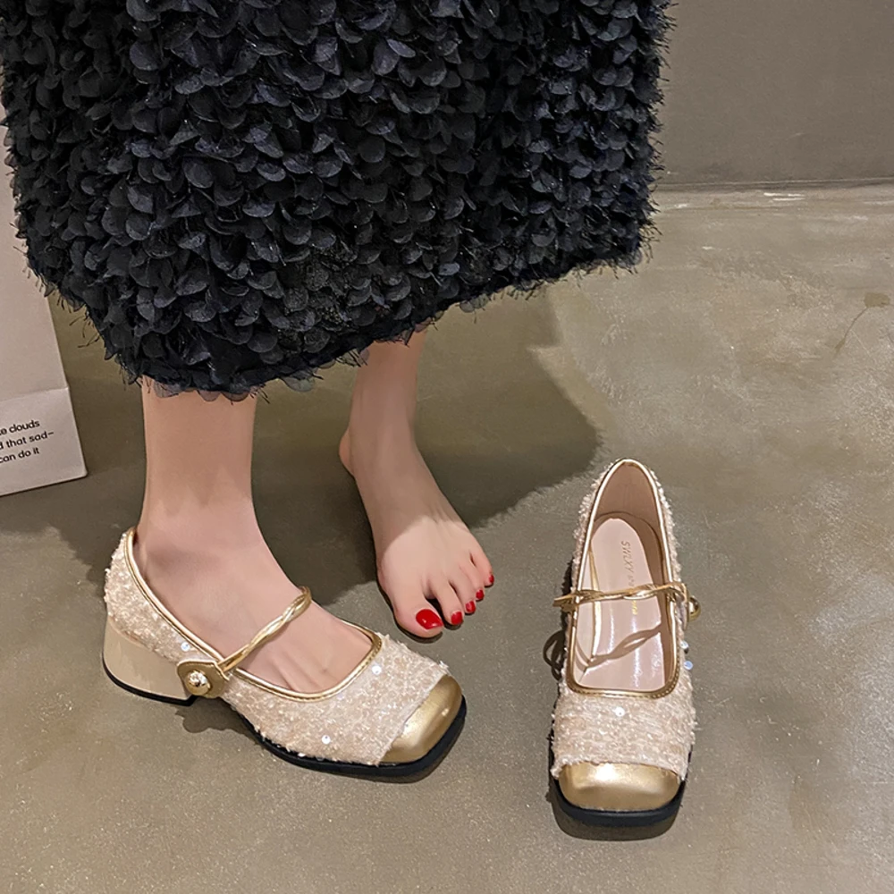 Женские туфли Мэри Джейн, 2026, летние новые модные туфли-лодочки на высоком каблуке на платформе, женские вечерние танцевальные свадебные туфли, женские большие размеры 40
Женские туфли Мэри Джейн, 2026, летние новые модные туфли-лодочки на высоком каблуке на платформе, женские вечерние танцевальные свадебные туфли, женские большие размеры 40
