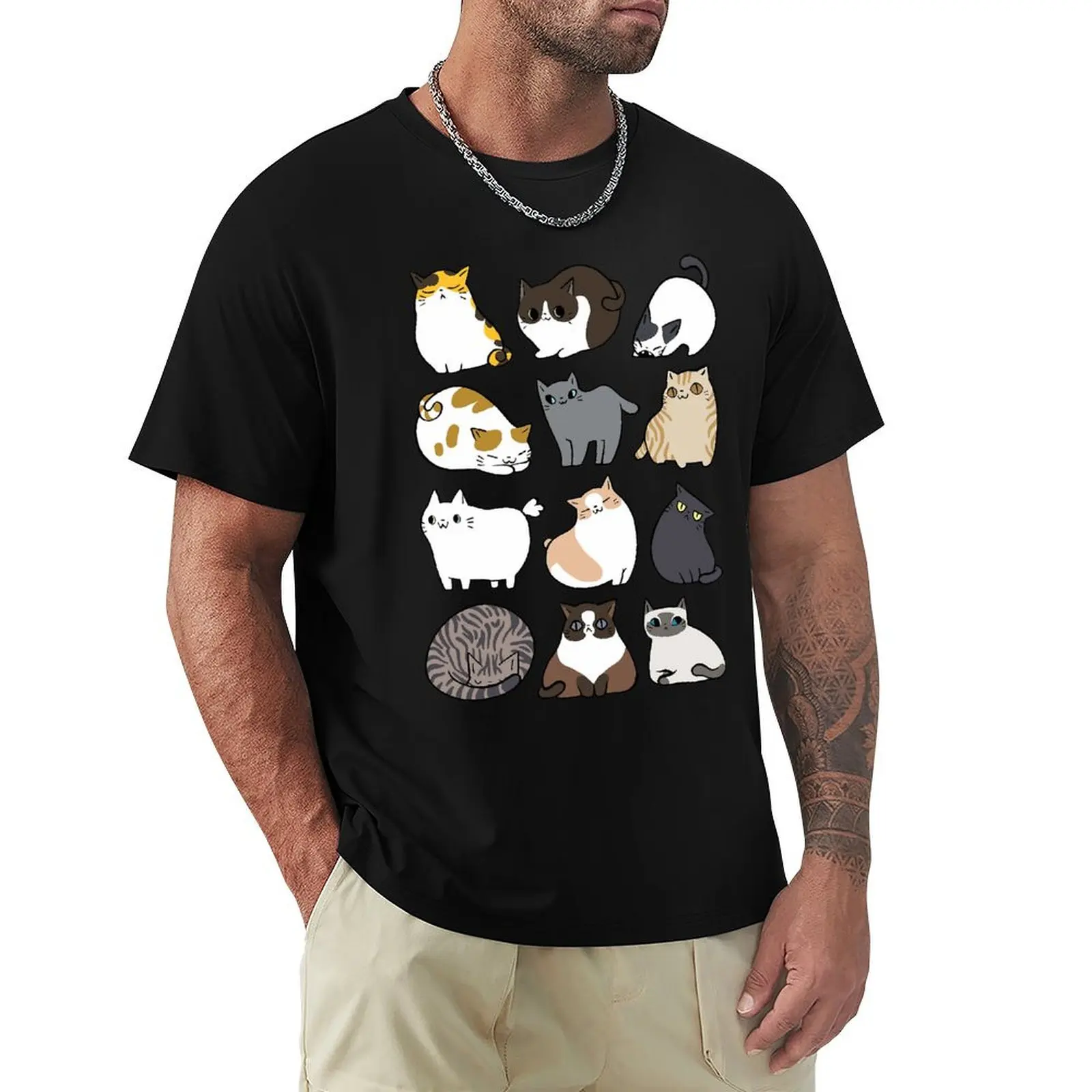 Cats Cats Cats T Shirt Harajuku Short Sleeve T-shirt 100% Cotton Graphics Tshirt Tops
Cats Cats Cats T Shirt Harajuku Short Sleeve T-shirt 100% Cotton Graphics Tshirt Tops