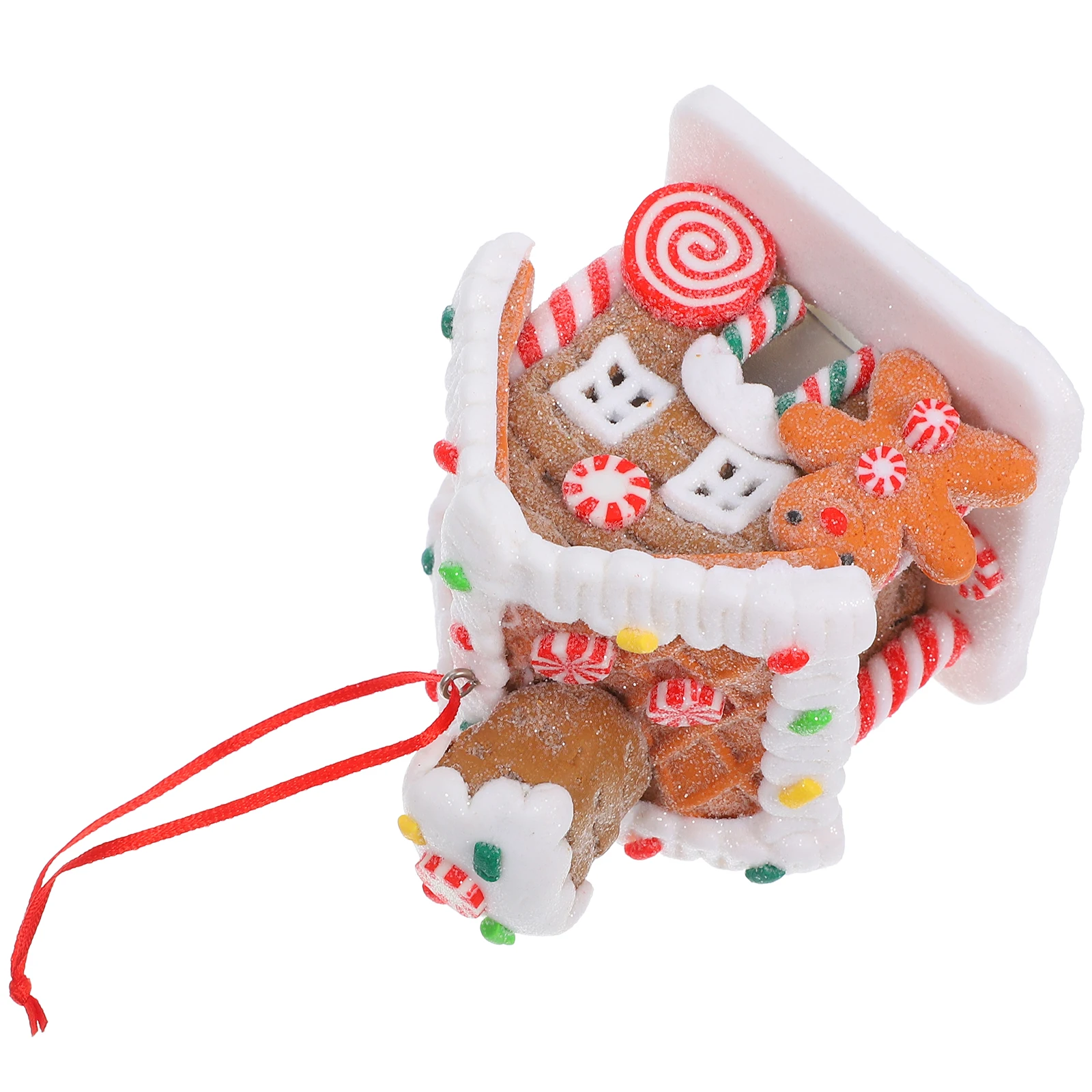 Glowing Gingerbread House Christmas Tree Hanging Decorations Fairy Polymer Clay Ornaments with Led Light Indoor Man
Glowing Gingerbread House Christmas Tree Hanging Decorations Fairy Polymer Clay Ornaments with Led Light Indoor Man