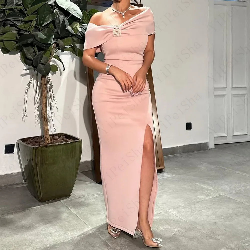 Прямые платья для выпускного вечера по индивидуальному заказу, вечернее платье без рукавов с открытыми плечами, модное вечернее платье с разрезом по бокам и кристаллами
Прямые платья для выпускного вечера по индивидуальному заказу, вечернее платье без рукавов с открытыми плечами, модное вечернее платье с разрезом по бокам и кристаллами