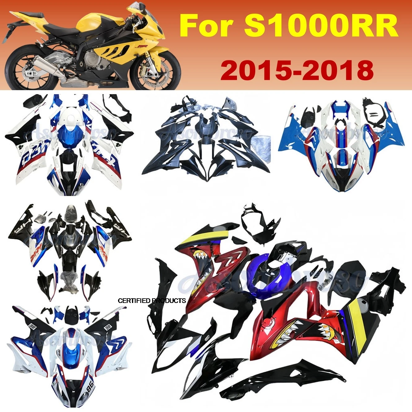 Red Black Shark Printed Body Fairing kit Fit for BMW BMW S1000RR 2015 2018 2017 2016 Motorbike Aftermark Parts Fairing Set
Red Black Shark Printed Body Fairing kit Fit for BMW BMW S1000RR 2015 2018 2017 2016 Motorbike Aftermark Parts Fairing Set
