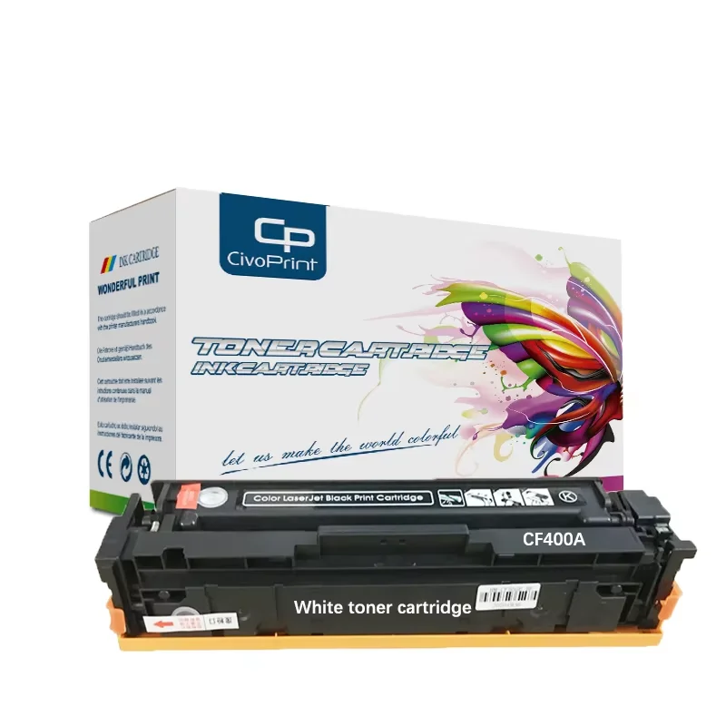Civoprint 201A CF400A White Toner Cartridge Compatible for HP Pro MFP M277dw M252dw M277 M252 M252n
Civoprint 201A CF400A White Toner Cartridge Compatible for HP Pro MFP M277dw M252dw M277 M252 M252n