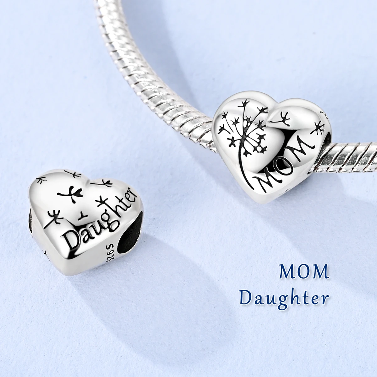 925 Sterling Silver Dandelion Mother And Daughter Charms Bead For Women Fit Original Bracelet DIY Mother's Day Jewelry Gifts
925 Sterling Silver Dandelion Mother And Daughter Charms Bead For Women Fit Original Bracelet DIY Mother's Day Jewelry Gifts