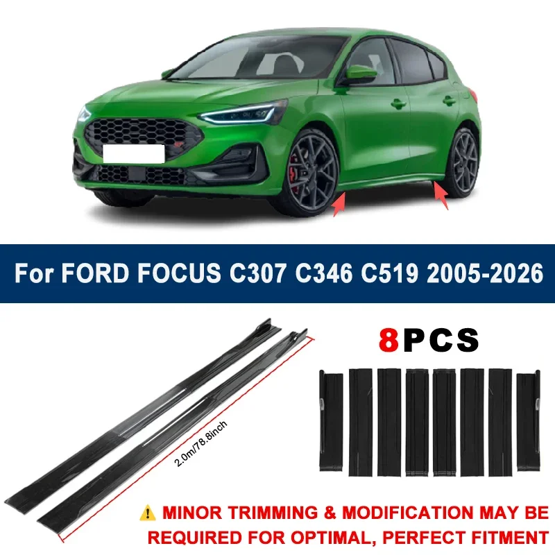 Aerodynamic 2m Sectional Side Skirt Extension Lips Racing Side Spoiler For FORD FOCUS C307 C346 C519 2005-2026 Sport Upgrade Kit
Aerodynamic 2m Sectional Side Skirt Extension Lips Racing Side Spoiler For FORD FOCUS C307 C346 C519 2005-2026 Sport Upgrade Kit