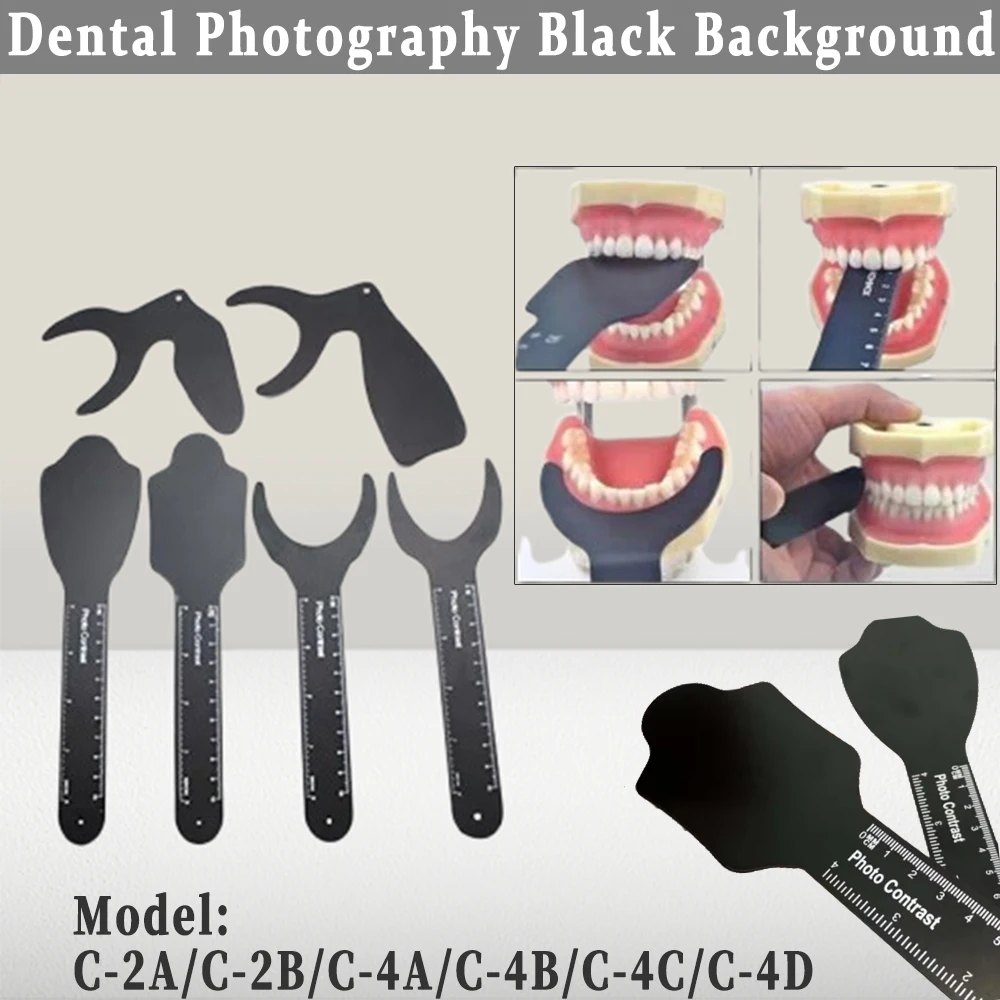 Стоматологическая ортодонтическая доска на черном фоне, фотоизображение, контрастная пластина для полости рта со шкалой, автоклавируемые инструменты 
Стоматологическая ортодонтическая доска на черном фоне, фотоизображение, контрастная пластина для полости рта со шкалой, автоклавируемые инструменты
