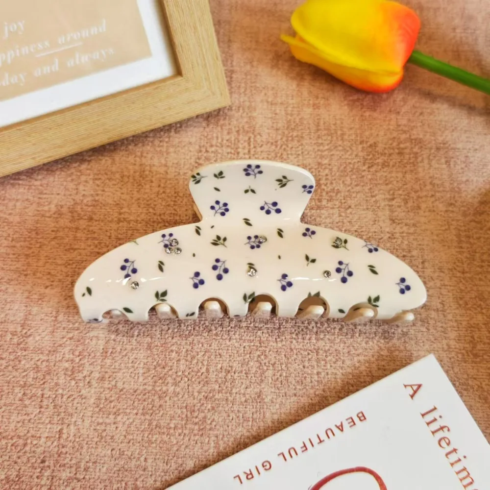 Creative Rhinestone Fresh Acetate Hair Claw Shark Clip Hairpin Small Floral Shark Clip Geometry Headwear Flower Hair Claw Girls
Creative Rhinestone Fresh Acetate Hair Claw Shark Clip Hairpin Small Floral Shark Clip Geometry Headwear Flower Hair Claw Girls