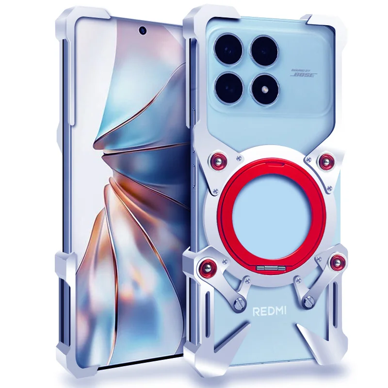 Luxury Armor Metal Aluminum Phone Bumper For Redmi K80 K70 K60 K50 K40 K90 Pro Max Cover Mechanical Purely Handmade Skull Case
Luxury Armor Metal Aluminum Phone Bumper For Redmi K80 K70 K60 K50 K40 K90 Pro Max Cover Mechanical Purely Handmade Skull Case