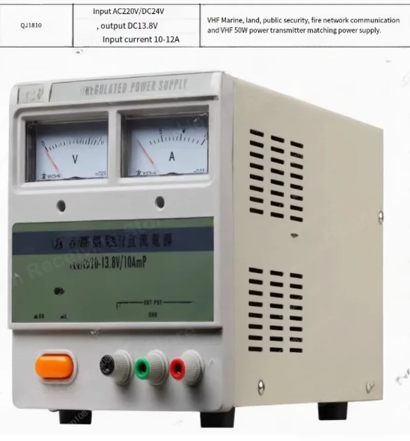 QJ1810 QJ1808 Источник питания со стабилизированным напряжением постоянного тока, выход 13,8 В, 24 В, морской источник питания
QJ1810 QJ1808 Источник питания со стабилизированным напряжением постоянного тока, выход 13,8 В, 24 В, морской источник питания