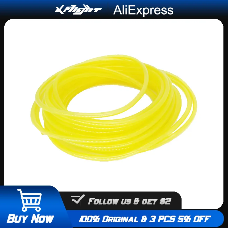 XFlight 4M Yellow Oil Hose Pipe 3x5mm ID/OD for Hydraulic Methanol - DLE Engine, Excavator, RC Model Fuel Line
XFlight 4M Yellow Oil Hose Pipe 3x5mm ID/OD for Hydraulic Methanol - DLE Engine, Excavator, RC Model Fuel Line