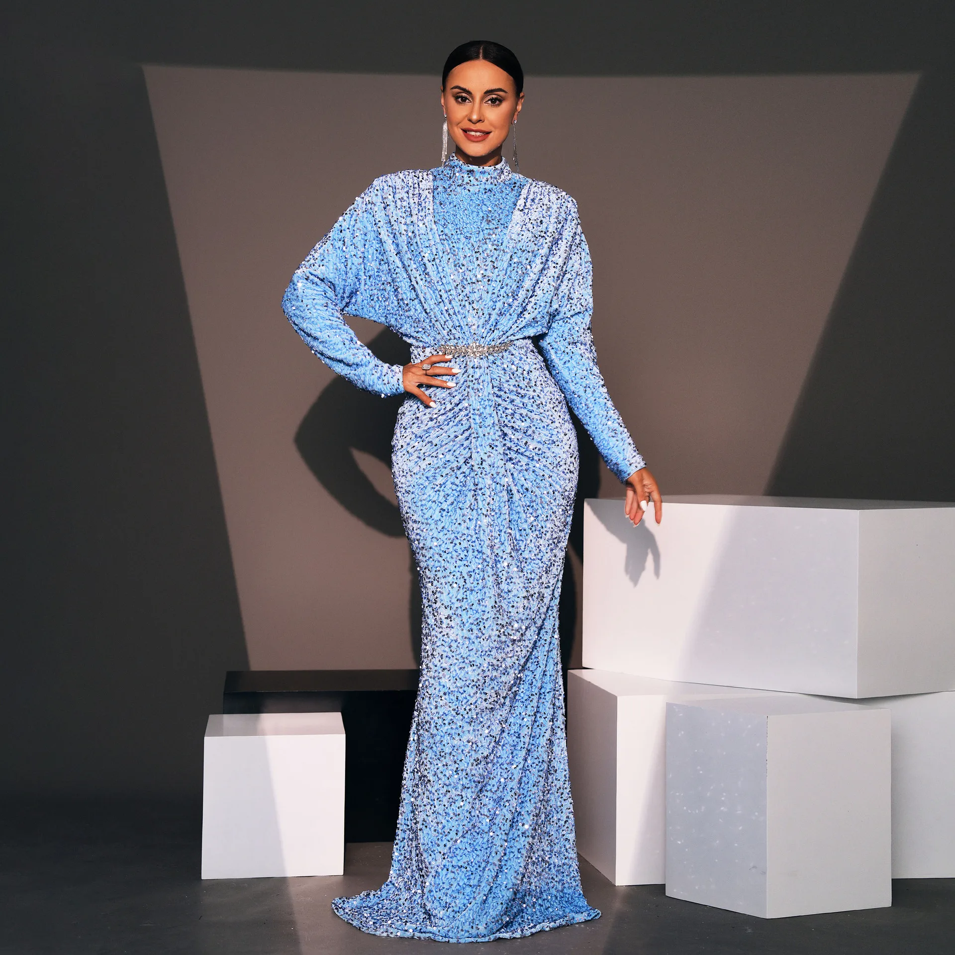 High-end temperament long-sleeved sexy long sequined crew neck banquet evening bridesmaid dresses dress women dance costume
High-end temperament long-sleeved sexy long sequined crew neck banquet evening bridesmaid dresses dress women dance costume