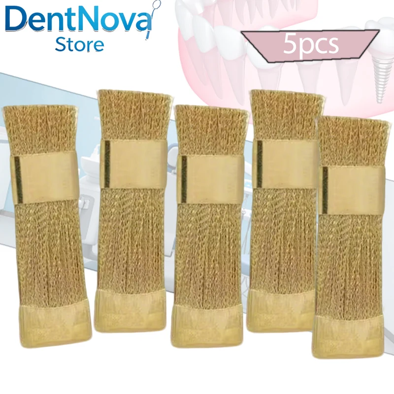 5pcs Dental Root Canal Brush Brass Wire Gold Cleaning Tool for Endodontic Hygiene Dental Drill Bits
5pcs Dental Root Canal Brush Brass Wire Gold Cleaning Tool for Endodontic Hygiene Dental Drill Bits