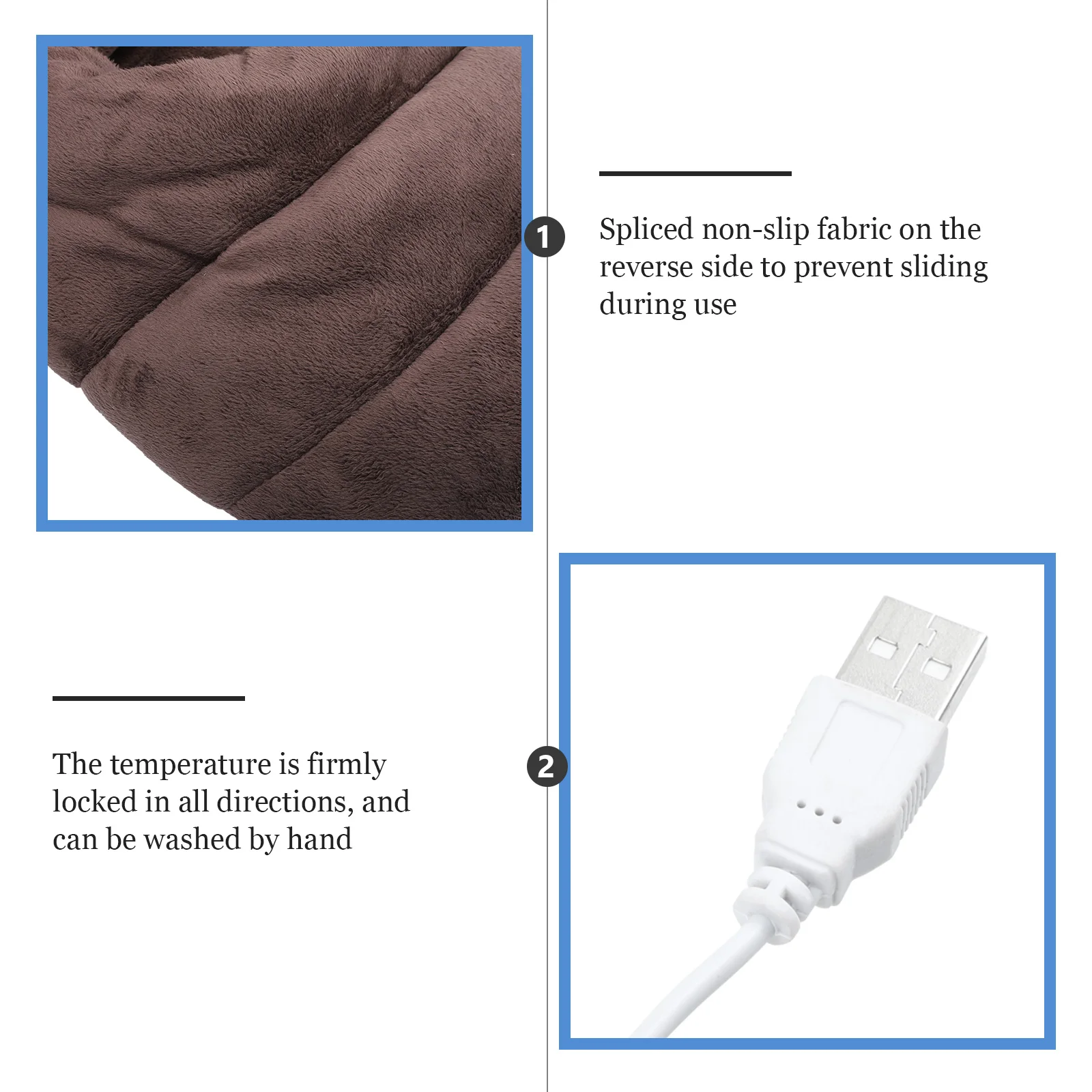 USB Foot Warmer Winter Heating Shoes Warm Cushion Slippers Rapid Heat Carbon Fiber Non Slip H Washable Health Care
USB Foot Warmer Winter Heating Shoes Warm Cushion Slippers Rapid Heat Carbon Fiber Non Slip H Washable Health Care