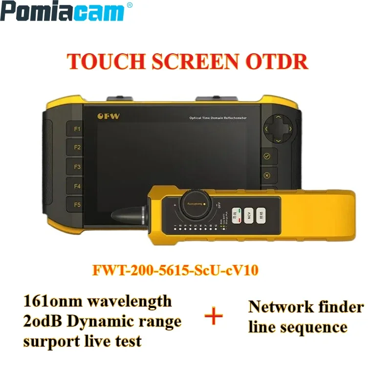 2024 NEW Touch Screen Fiber Reflectometer Power Bank OTDR 1610nm Active Fiber Live Dynamic Range Tester Built in OPM VFL OLS
2024 NEW Touch Screen Fiber Reflectometer Power Bank OTDR 1610nm Active Fiber Live Dynamic Range Tester Built in OPM VFL OLS