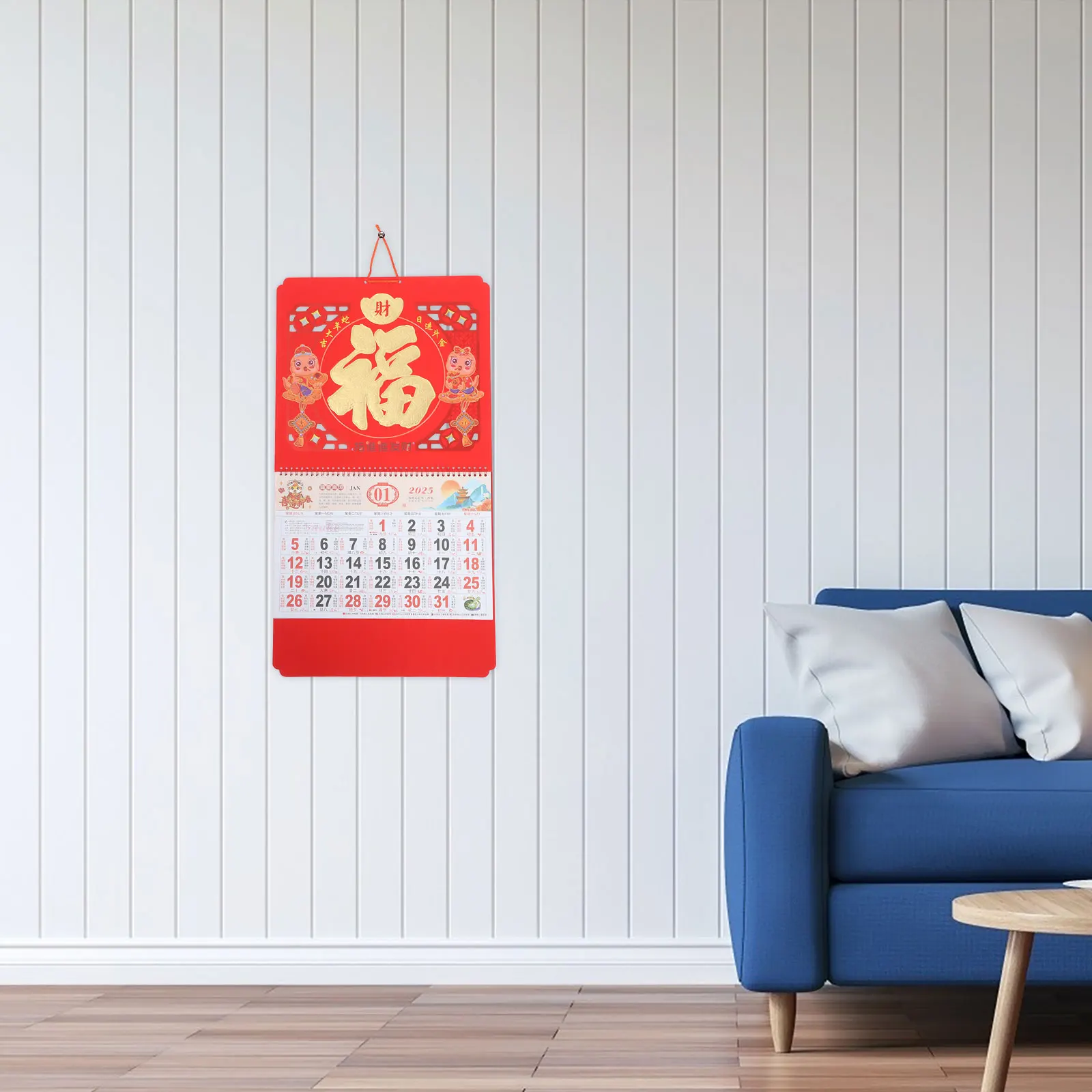 Blessing Character Wall Calendar Chinese Calendars Daily Hanging Lunar Year 2025 Planner Red for The of Snake
Blessing Character Wall Calendar Chinese Calendars Daily Hanging Lunar Year 2025 Planner Red for The of Snake