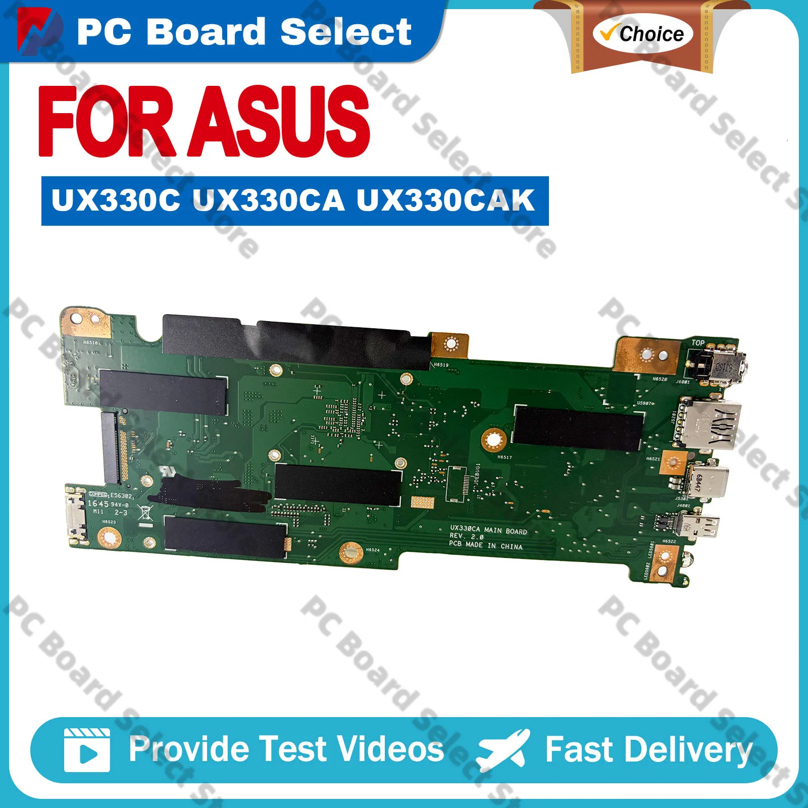U330C UX330CA Laptop Motherboard For ASUS ZenBook UX330C UX330CA UX330CAK Notebook Mainboard With i3 i5 i7 CPU 100% tests OK stk
U330C UX330CA Laptop Motherboard For ASUS ZenBook UX330C UX330CA UX330CAK Notebook Mainboard With i3 i5 i7 CPU 100% tests OK stk
