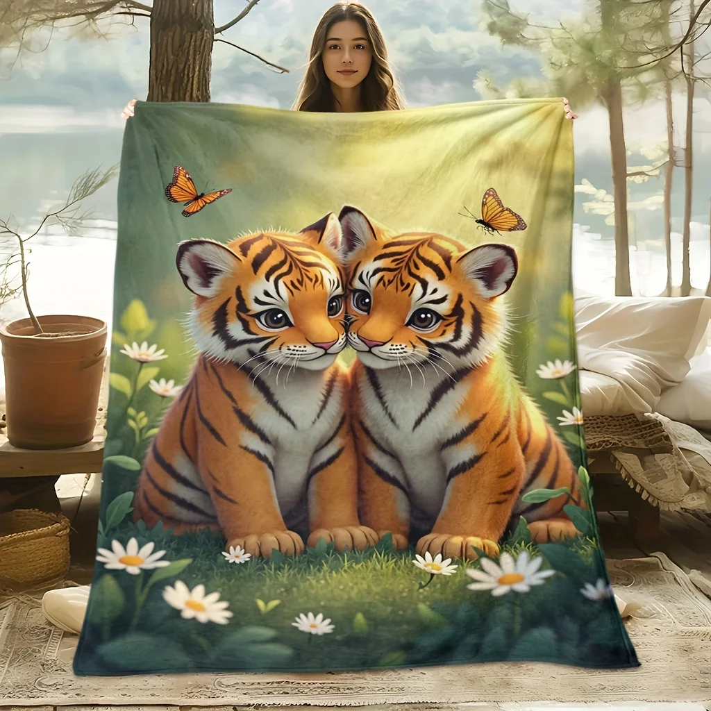 Tiger Cubs Cooling Blanket - HD Print 100% Polyester All-Season Soft Breathable Family Friends Perfect Gift
Tiger Cubs Cooling Blanket - HD Print 100% Polyester All-Season Soft Breathable Family Friends Perfect Gift