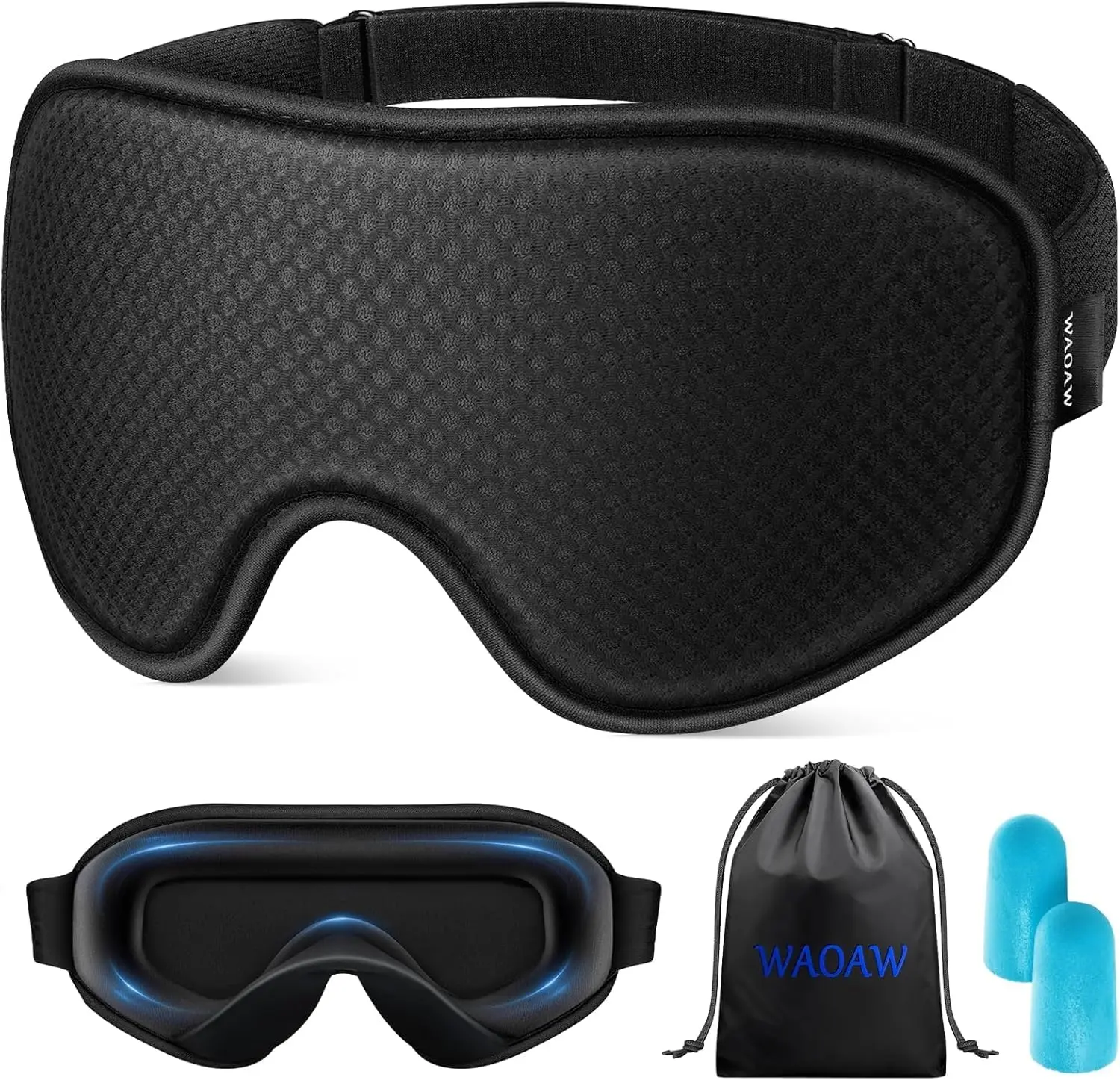 3D Blackout Sleep Mask for Men Women: Breathable Comfort Eye Mask for Travel, Adjustable Light Blocking Night Mask
3D Blackout Sleep Mask for Men Women: Breathable Comfort Eye Mask for Travel, Adjustable Light Blocking Night Mask