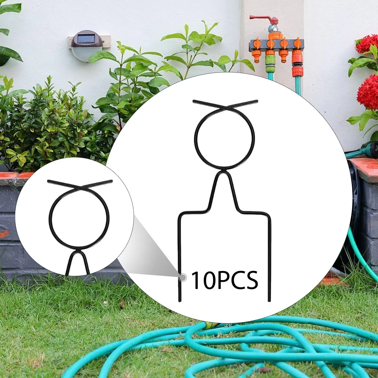 10x Garden Hose Guide Spike,Hoses Pulling Stand,Brackets,Decorative Metal Heavy Duty Stakes for Yard Lawn Flower Bed Protector
10x Garden Hose Guide Spike,Hoses Pulling Stand,Brackets,Decorative Metal Heavy Duty Stakes for Yard Lawn Flower Bed Protector