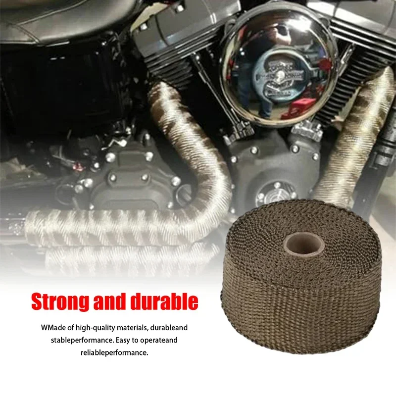 YOMI 5/10/15m 5cm Header/Manifold Insulation Tape with 4 Stainless Steel Straps Wide Motorcycle Exhaust Heat Wrap Kit
YOMI 5/10/15m 5cm Header/Manifold Insulation Tape with 4 Stainless Steel Straps Wide Motorcycle Exhaust Heat Wrap Kit