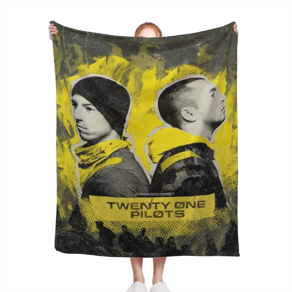 Одеяла Twenty One Pilots, теплые фланцевые одеяла, мягкое и удобное одеяло, одеяло для пикника
Одеяла Twenty One Pilots, теплые фланцевые одеяла, мягкое и удобное одеяло, одеяло для пикника