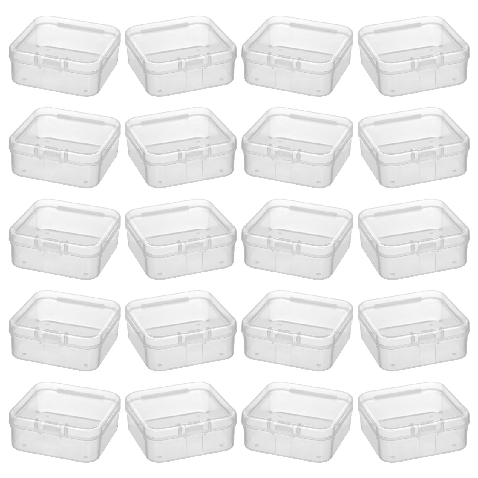 20Pcs Small Plastic Storage Containers Transparent Strong Cases for Craft Beads Jewelry Pills Coins Candy Desktop Organization
20Pcs Small Plastic Storage Containers Transparent Strong Cases for Craft Beads Jewelry Pills Coins Candy Desktop Organization