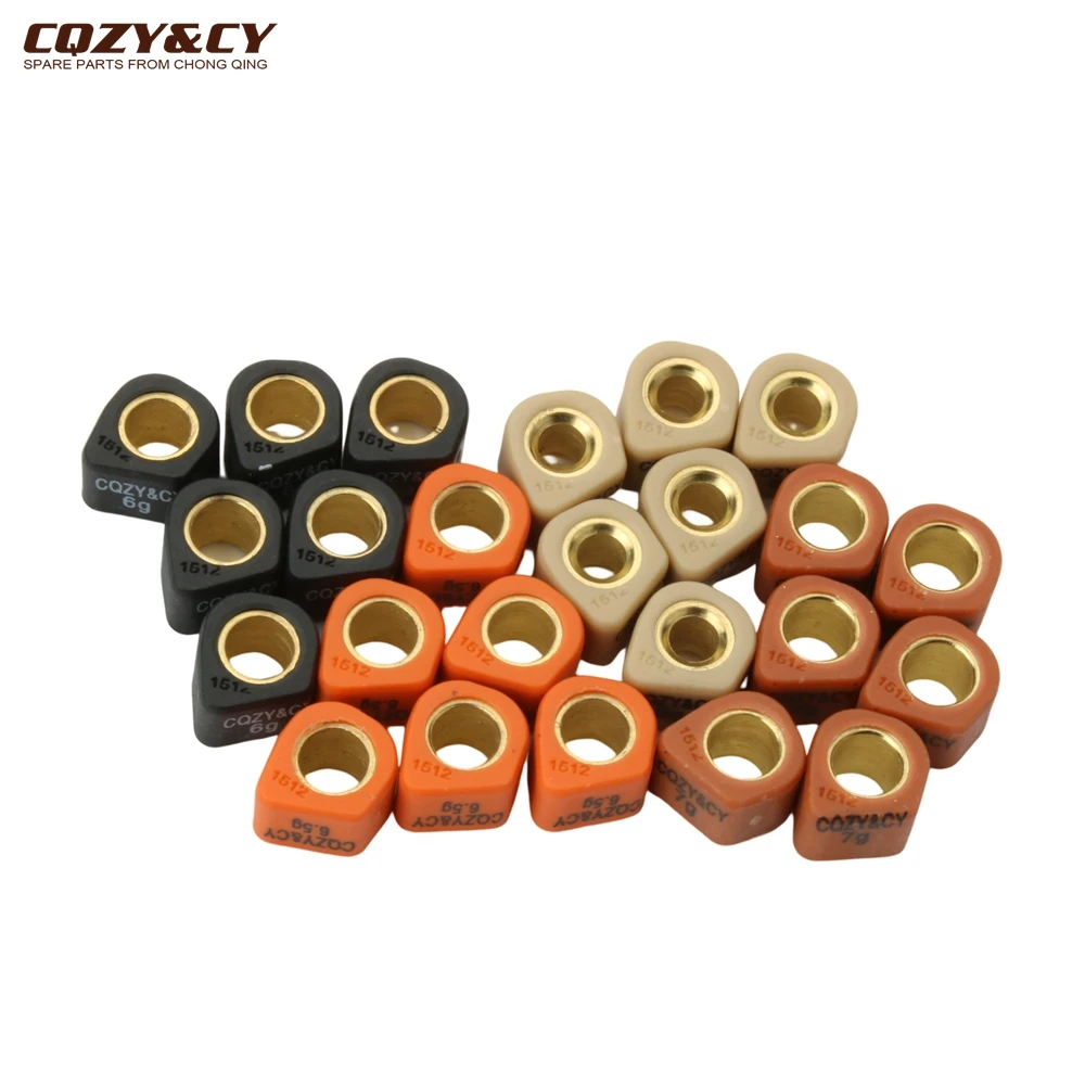 6pc Racing Variator Sliding Weight Set 15x12mm 6g 6.5g 7g 8g For Italjet Bazooka 50 Pista 50cc
6pc Racing Variator Sliding Weight Set 15x12mm 6g 6.5g 7g 8g For Italjet Bazooka 50 Pista 50cc