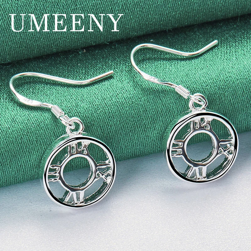 Simple 925 Sterling Silver Women's Round Copper Coin Earrings Charm Accessories Wedding Gift Party Jewelry
Simple 925 Sterling Silver Women's Round Copper Coin Earrings Charm Accessories Wedding Gift Party Jewelry