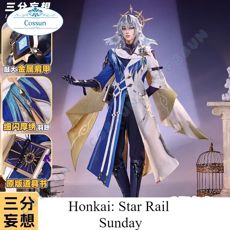 Sunday Косплей Honkai: Star Rail Костюм Игровой Костюм Нежная Красивая Униформа Новая Одежда Хэллоуин Вечеринка Наряд Мужской S-XL
Sunday Косплей Honkai: Star Rail Костюм Игровой Костюм Нежная Красивая Униформа Новая Одежда Хэллоуин Вечеринка Наряд Мужской S-XL