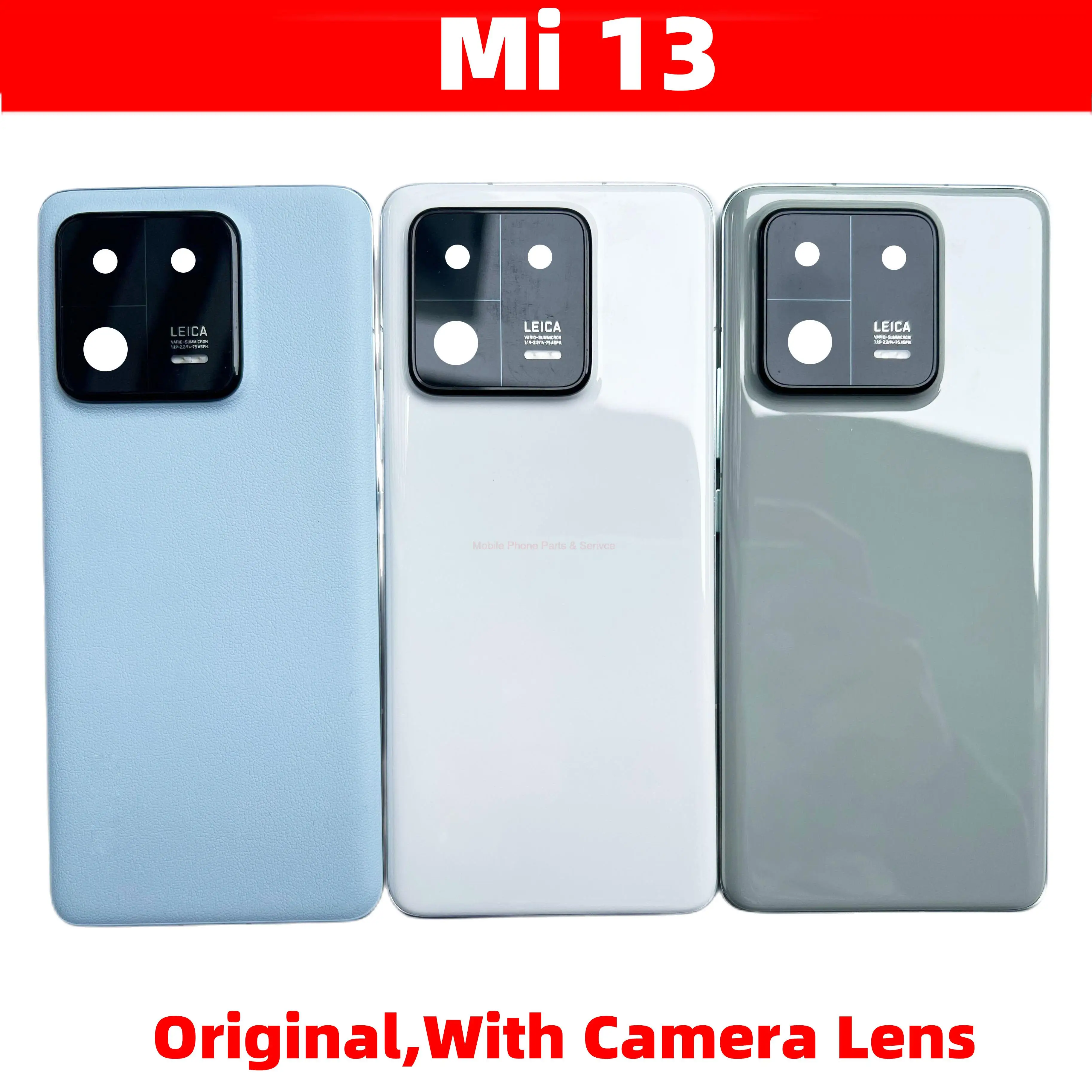 For Xiaomi 13 Back Cover Housing Door Rear Battery Cover Chassis With Camera Lens + Glue Mobile Phone Repair Parts
For Xiaomi 13 Back Cover Housing Door Rear Battery Cover Chassis With Camera Lens + Glue Mobile Phone Repair Parts