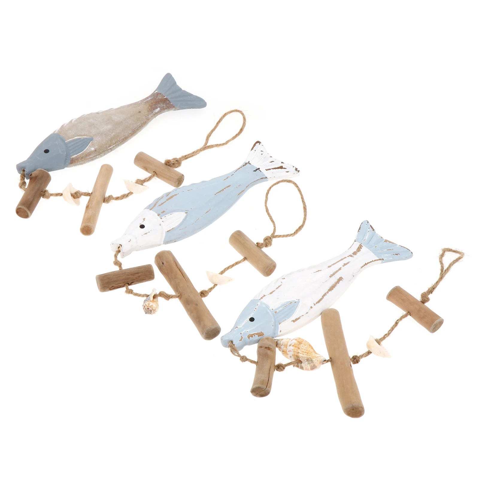 3Pcs Wood Fish Sculpture Home Decor Hanging Wall Art Mediterranean Theme Bedroom Living Room Decoration Wooden Fish
3Pcs Wood Fish Sculpture Home Decor Hanging Wall Art Mediterranean Theme Bedroom Living Room Decoration Wooden Fish
